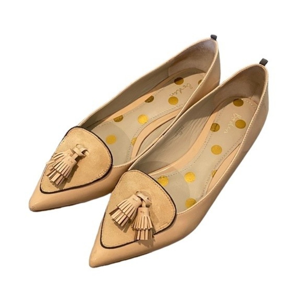 Boden Albertina Patent Tassel Flats 38